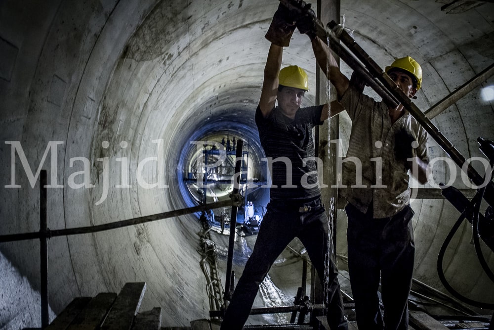 احداث تونل های زیر سد سمیره - عکاس مجید پناهی جو