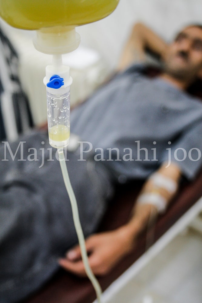 بیمار اچ ای وی پارتیو تهران - عکاس مجید پناهی جو